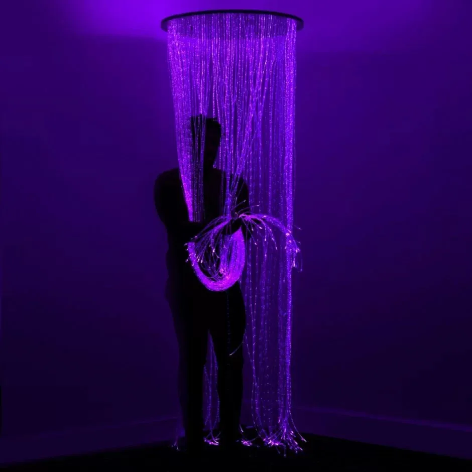 Round Fiber Optic Curtain Light - 100 strands