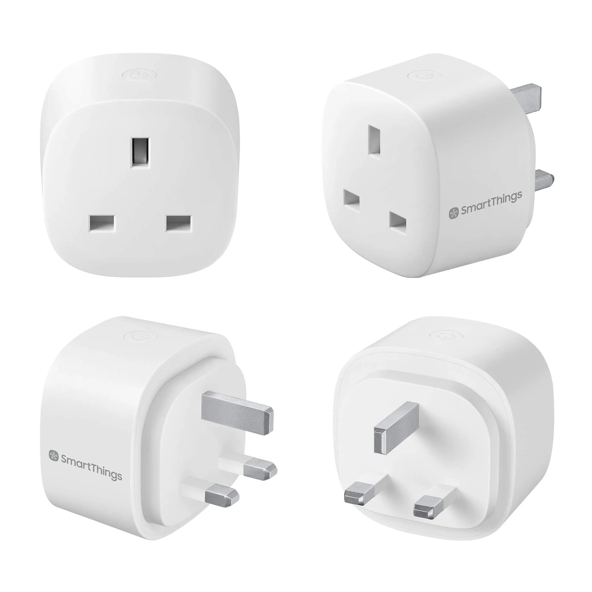 Samsung GP-WOU019BBDWG SmartThings Smart Plug 2019, Compatible with Amazon Alexa and Google Home, White, 1 Pack
