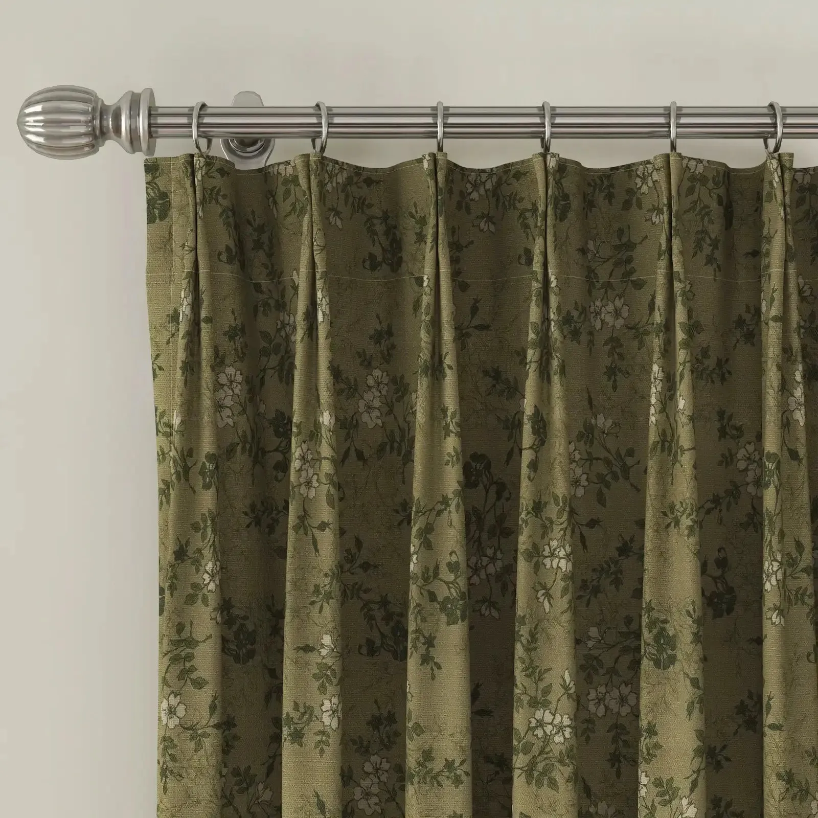 Sara Le Print Linen Drapery Pleated