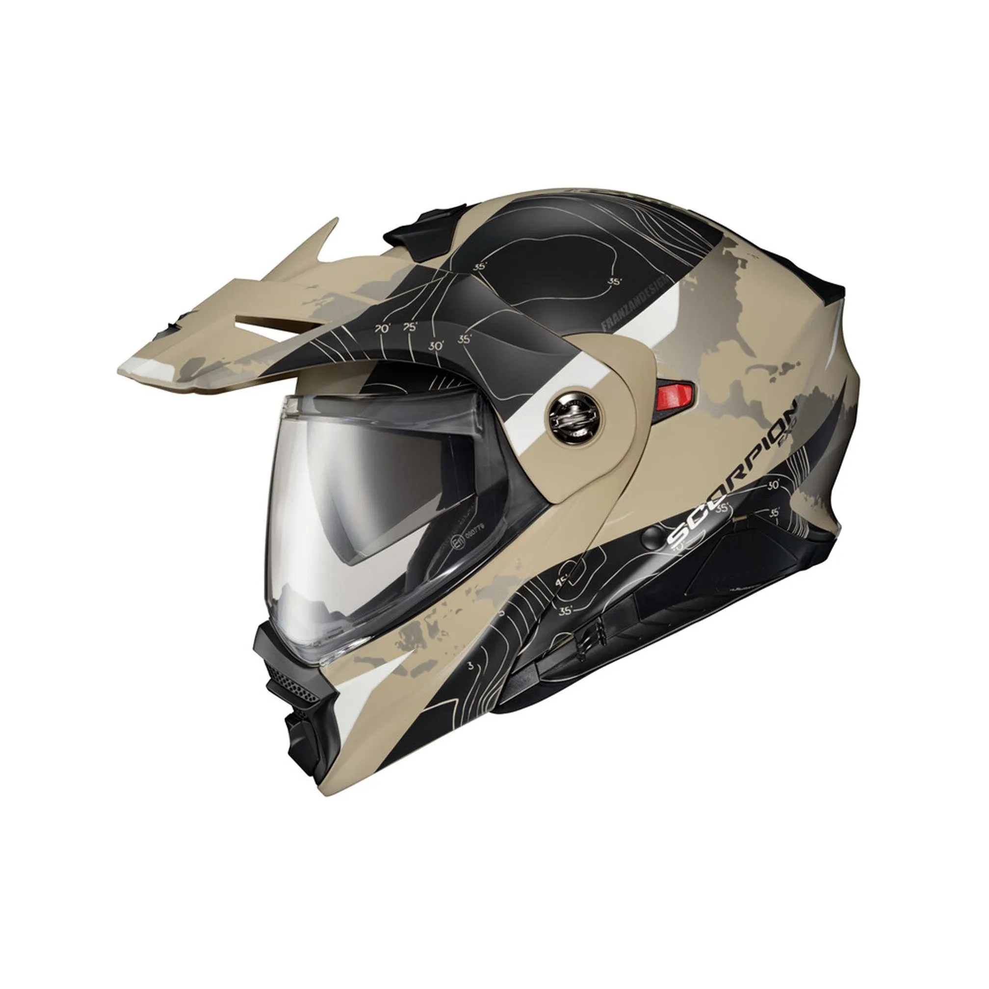 SCORPION EXO EXO-AT960 Topographic Modular Helmet