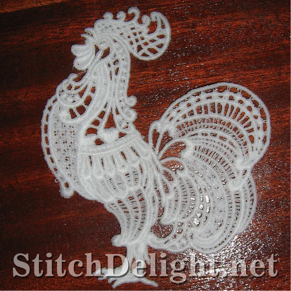 SD0941 Freestanding Lace Rooster