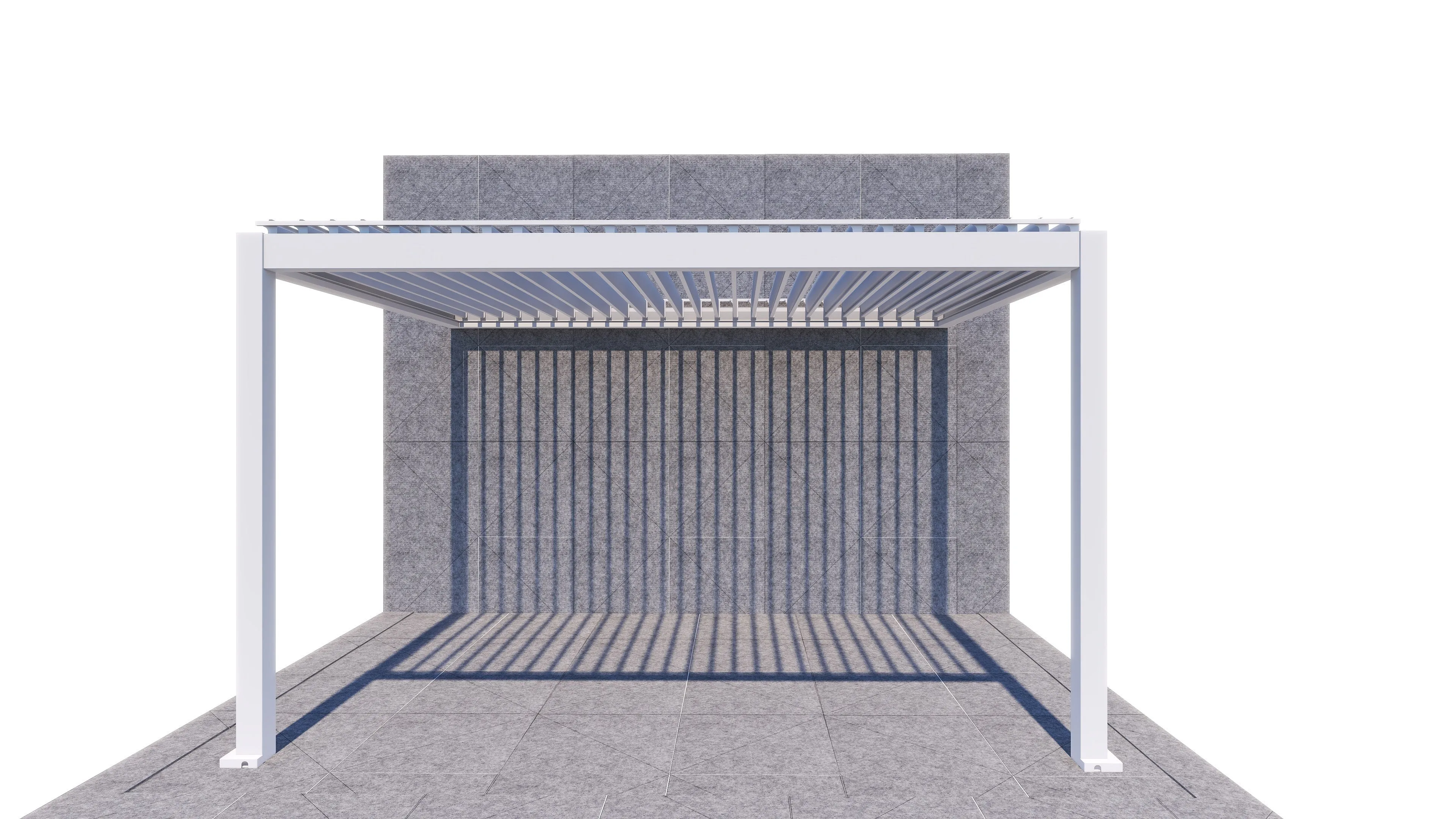 ShadeTec 3m x 4m Louvre Wall Mounted System