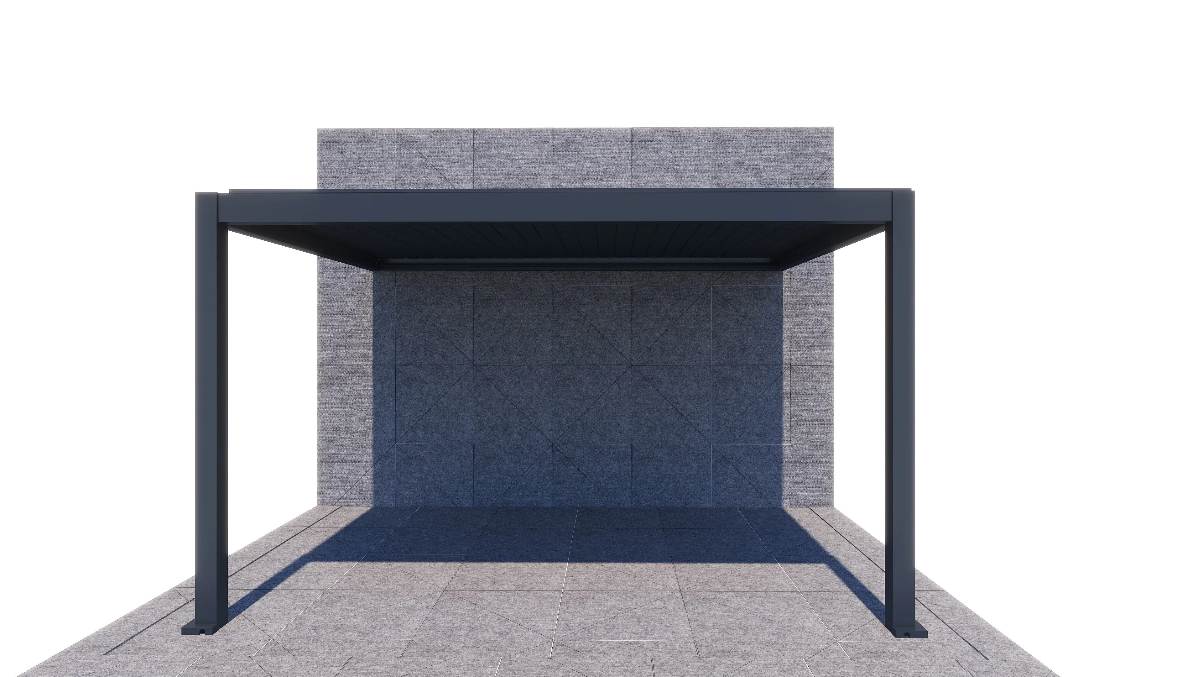 ShadeTec 3m x 4m Louvre Wall Mounted System