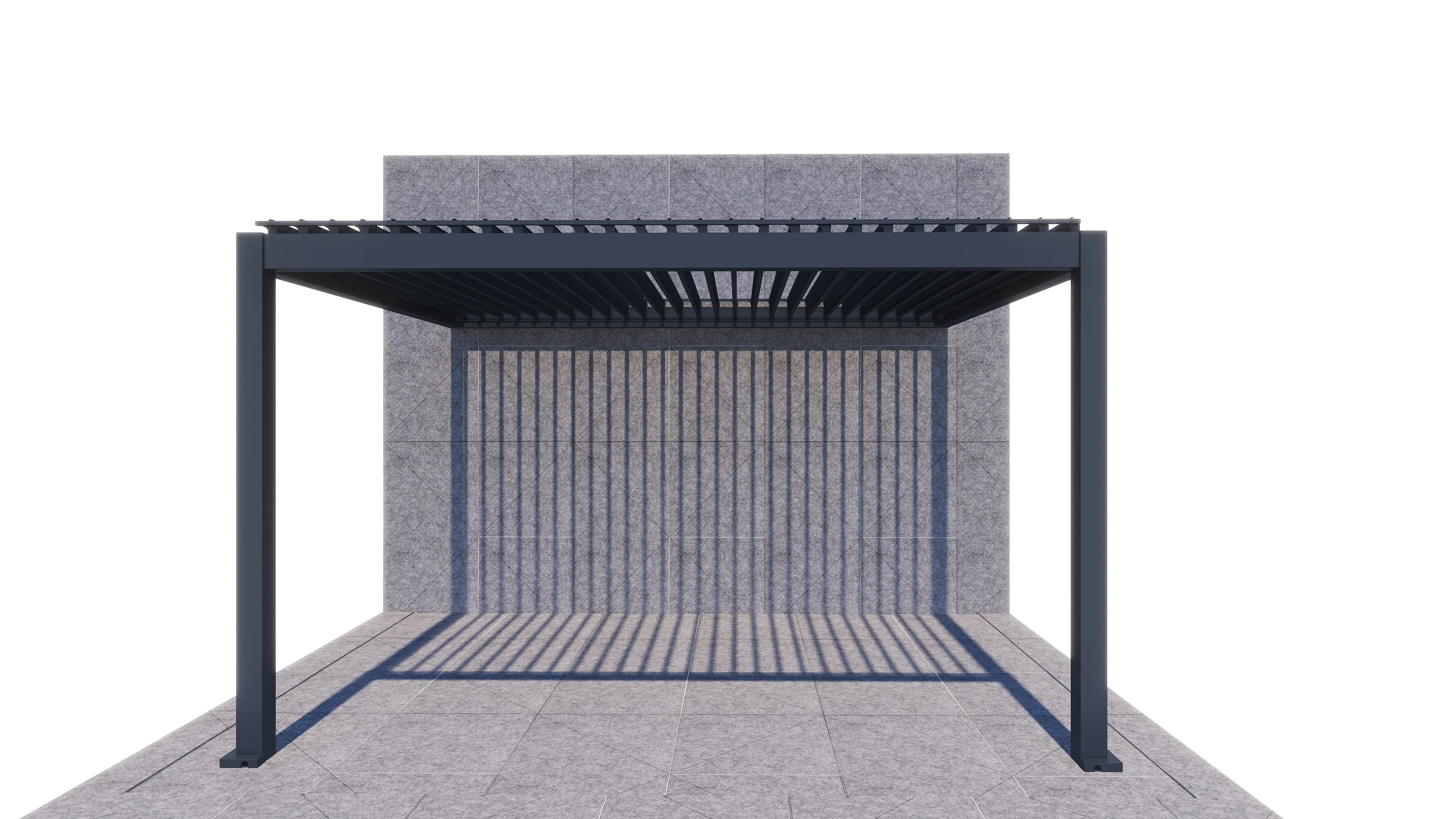 ShadeTec 3m x 4m Louvre Wall Mounted System