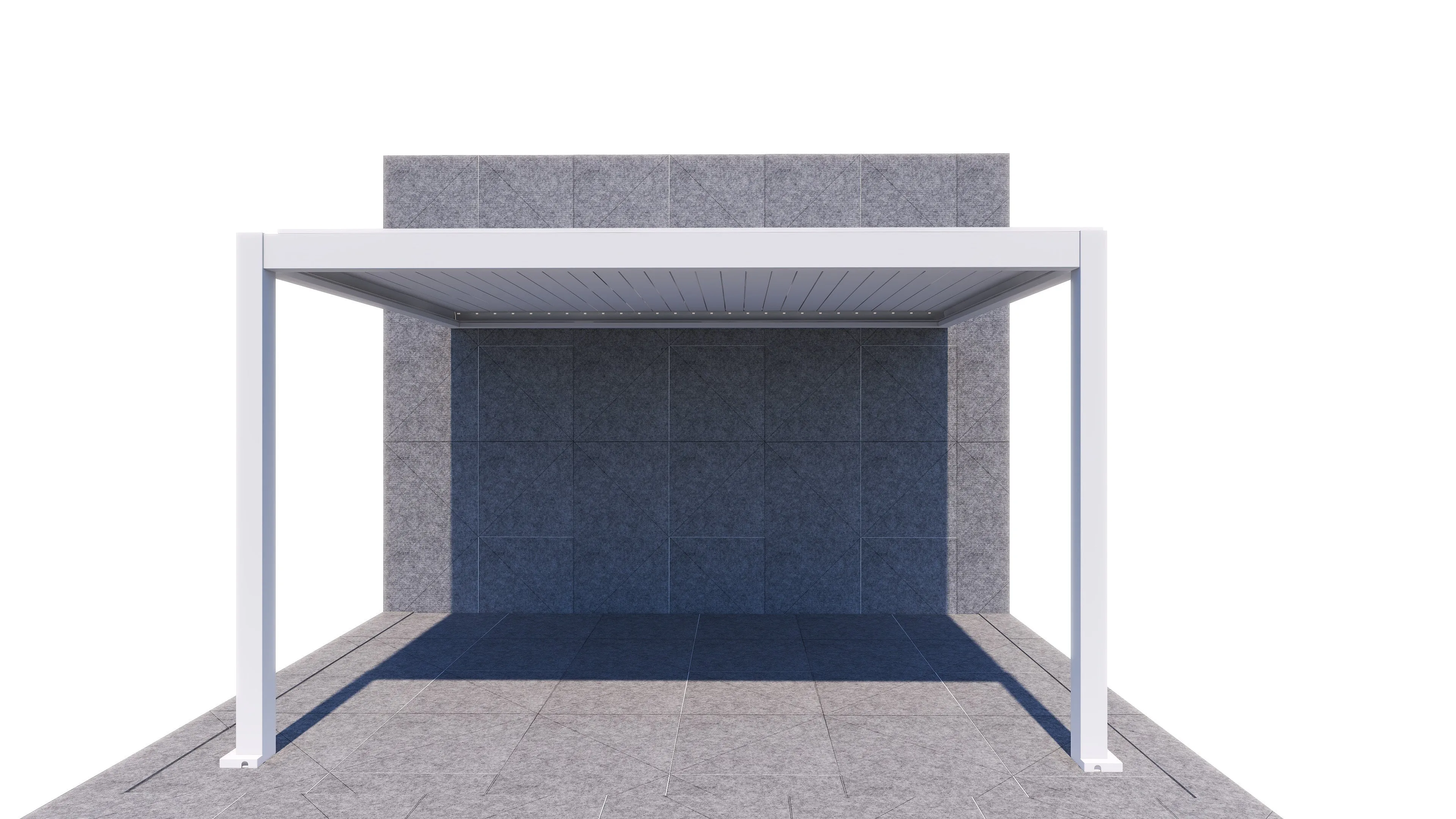 ShadeTec 3m x 4m Louvre Wall Mounted System