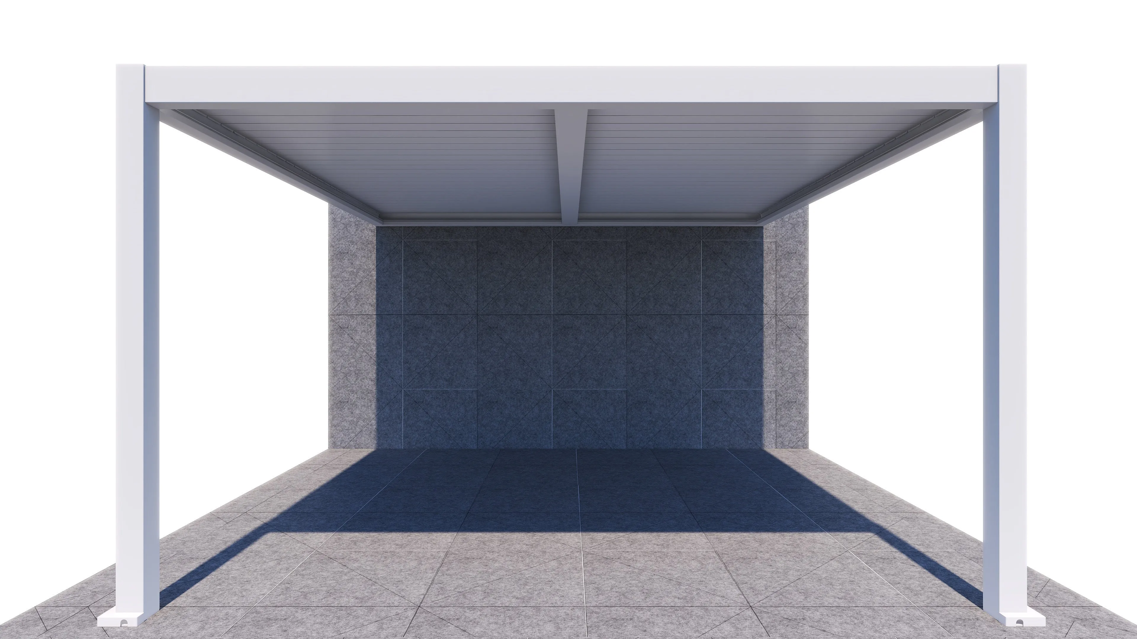 ShadeTec 4m x 4m Louvre Wall Mounted System