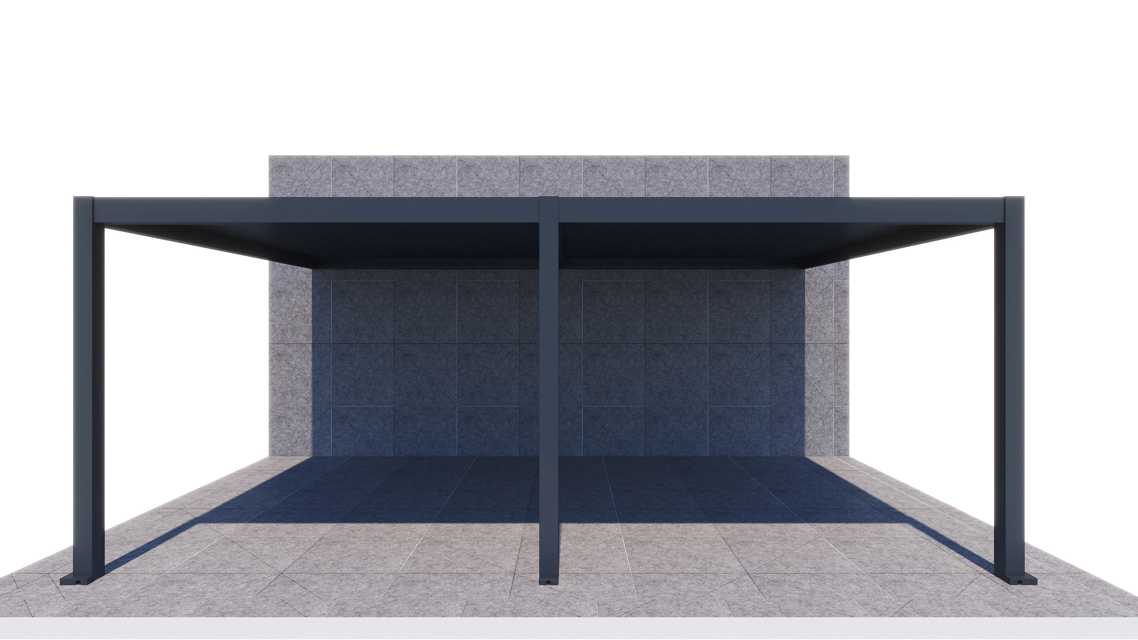 ShadeTec 5.67m x 4m Louvre Wall Mounted System