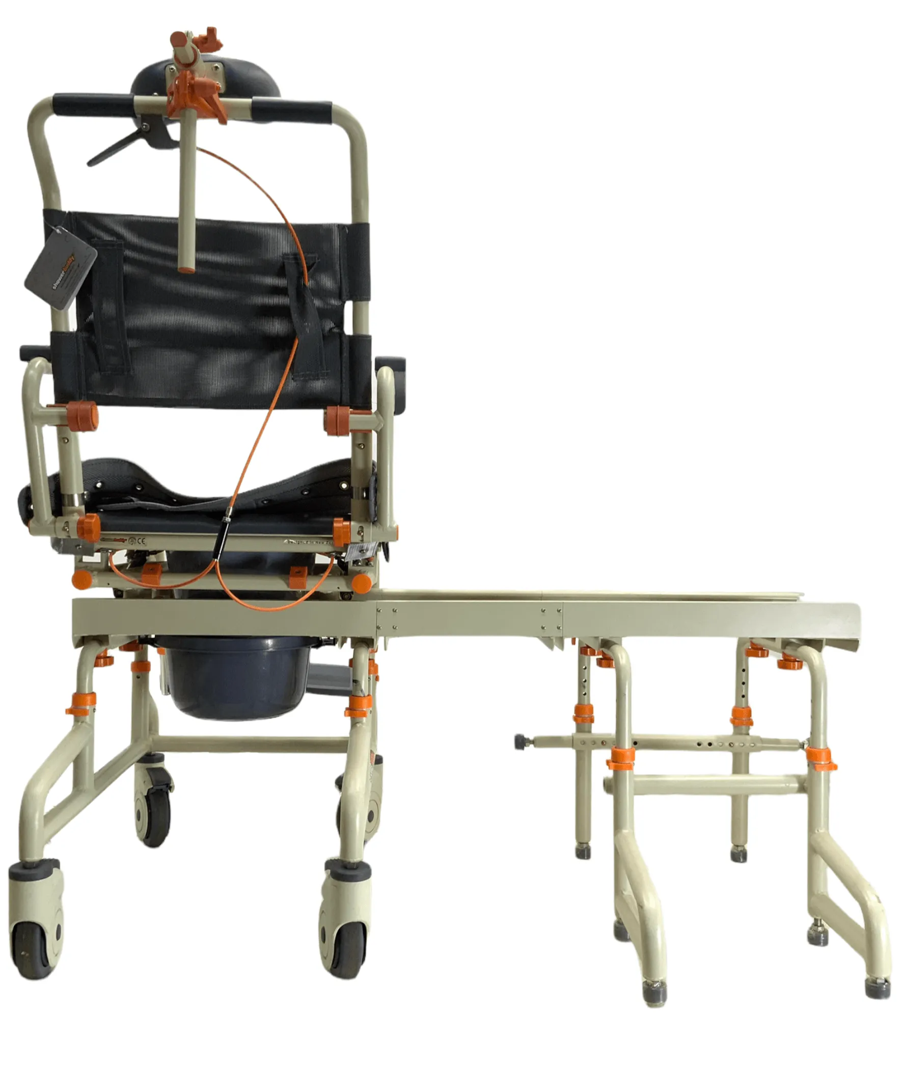 Shower Buddy SB2T TubBuddy with Tilt | Commode Seating System | Sliding Shower Chair Transfer Bench