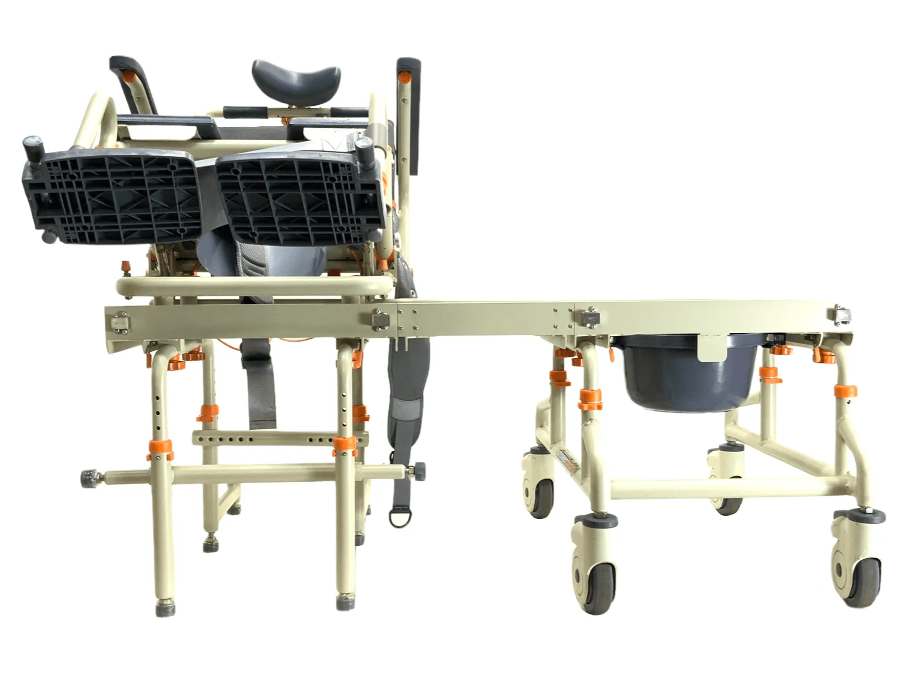 Shower Buddy SB2T TubBuddy with Tilt | Commode Seating System | Sliding Shower Chair Transfer Bench