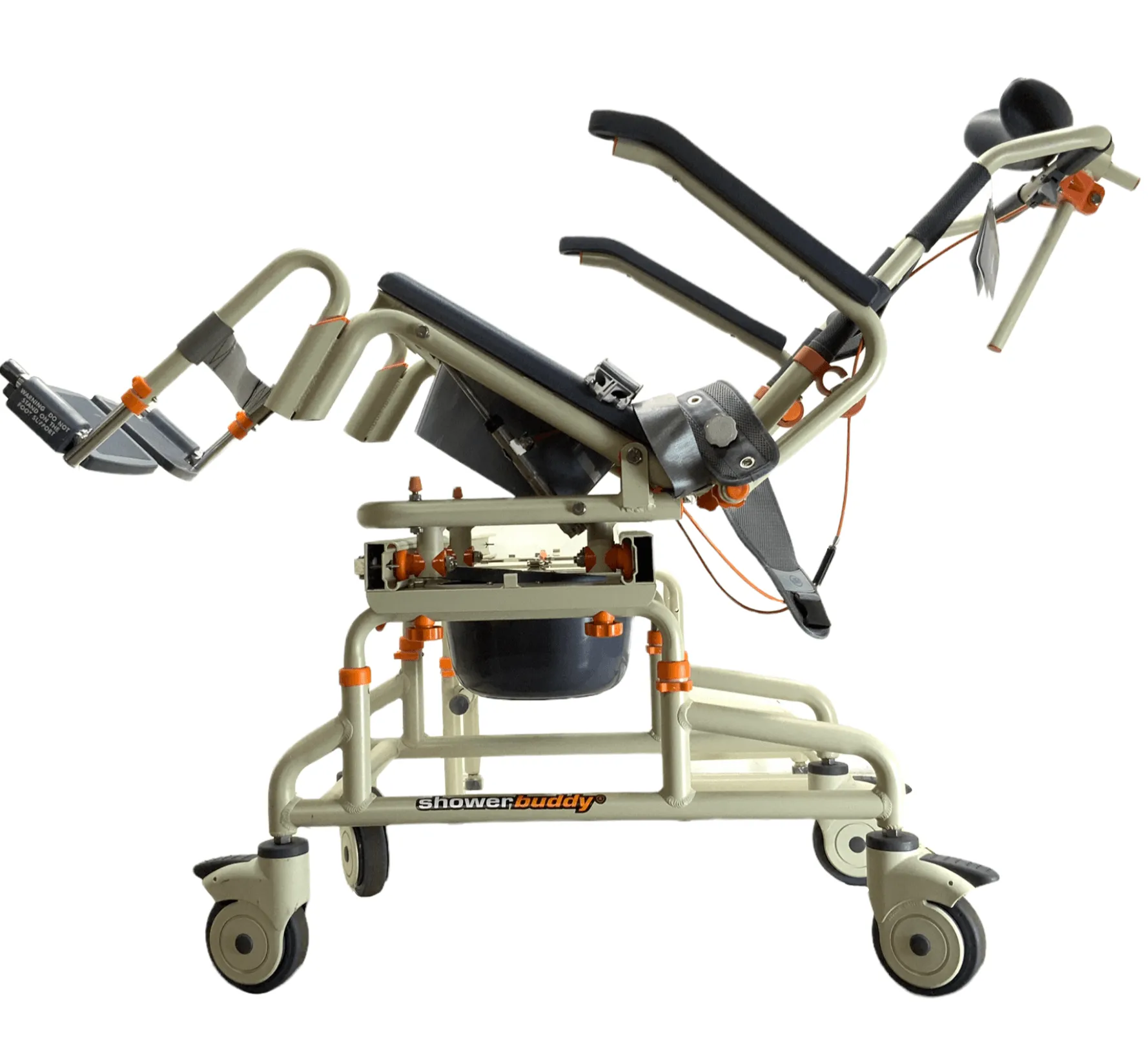 Shower Buddy SB2T TubBuddy with Tilt | Commode Seating System | Sliding Shower Chair Transfer Bench