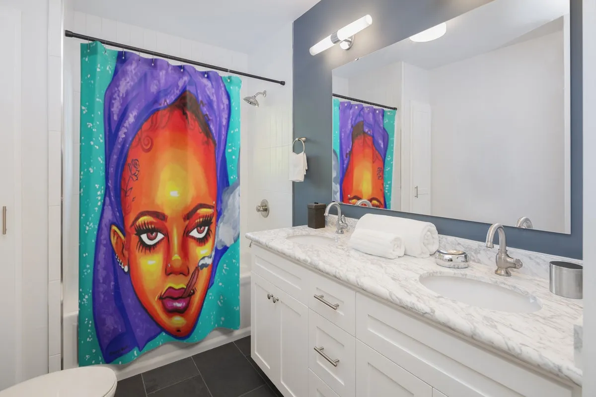 Shower Curtain / Tapestry - Bighead