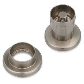 Shower Rod Mounting Brackets, Adj, Die Cast Zinc, Pair Packed