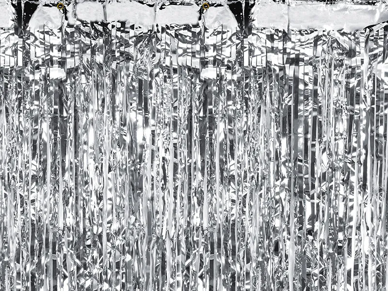 Silver Fringe Curtain