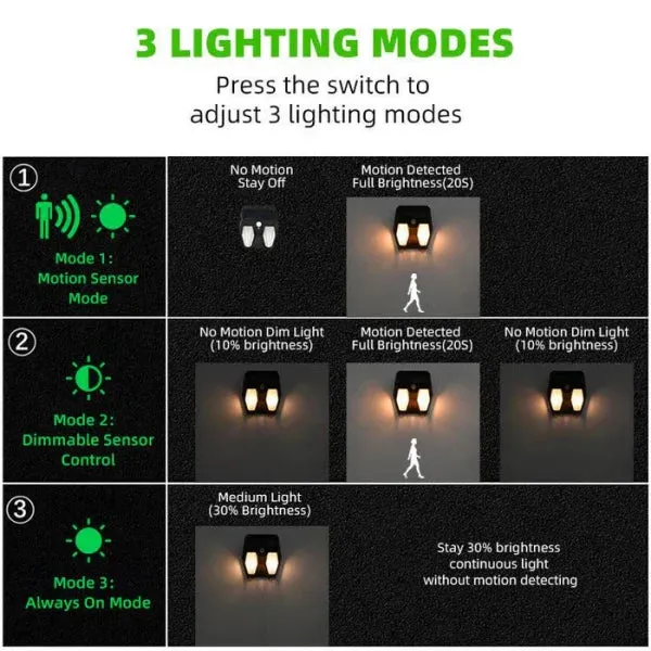 Solar Dual tungsten Motion Light