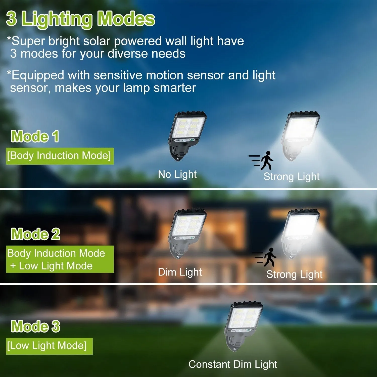 Solar Outdoor Wall Light