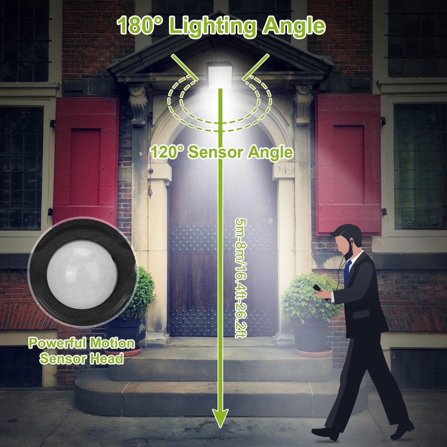 Solar Outdoor Wall Light