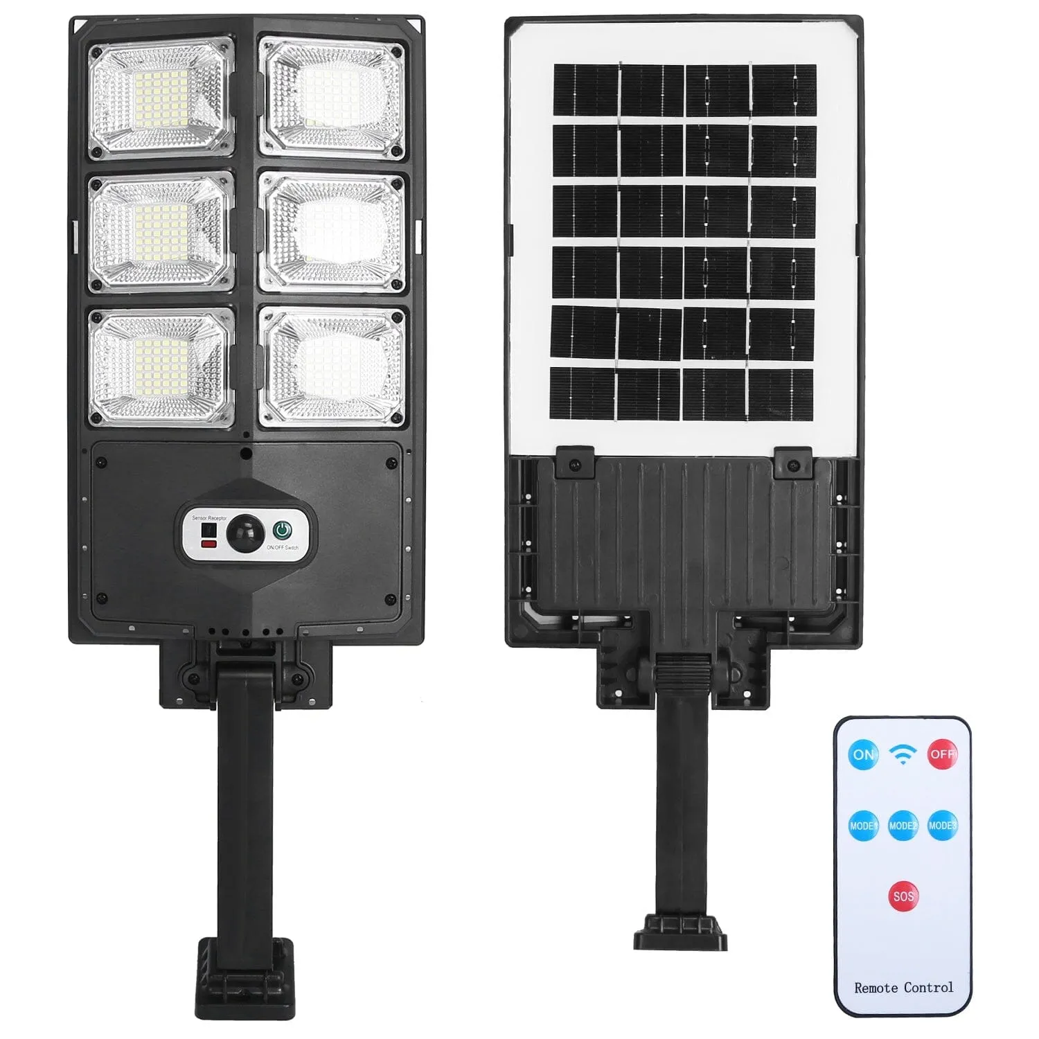 Solar Powered Wall Light Beads PIR Motion Sensor