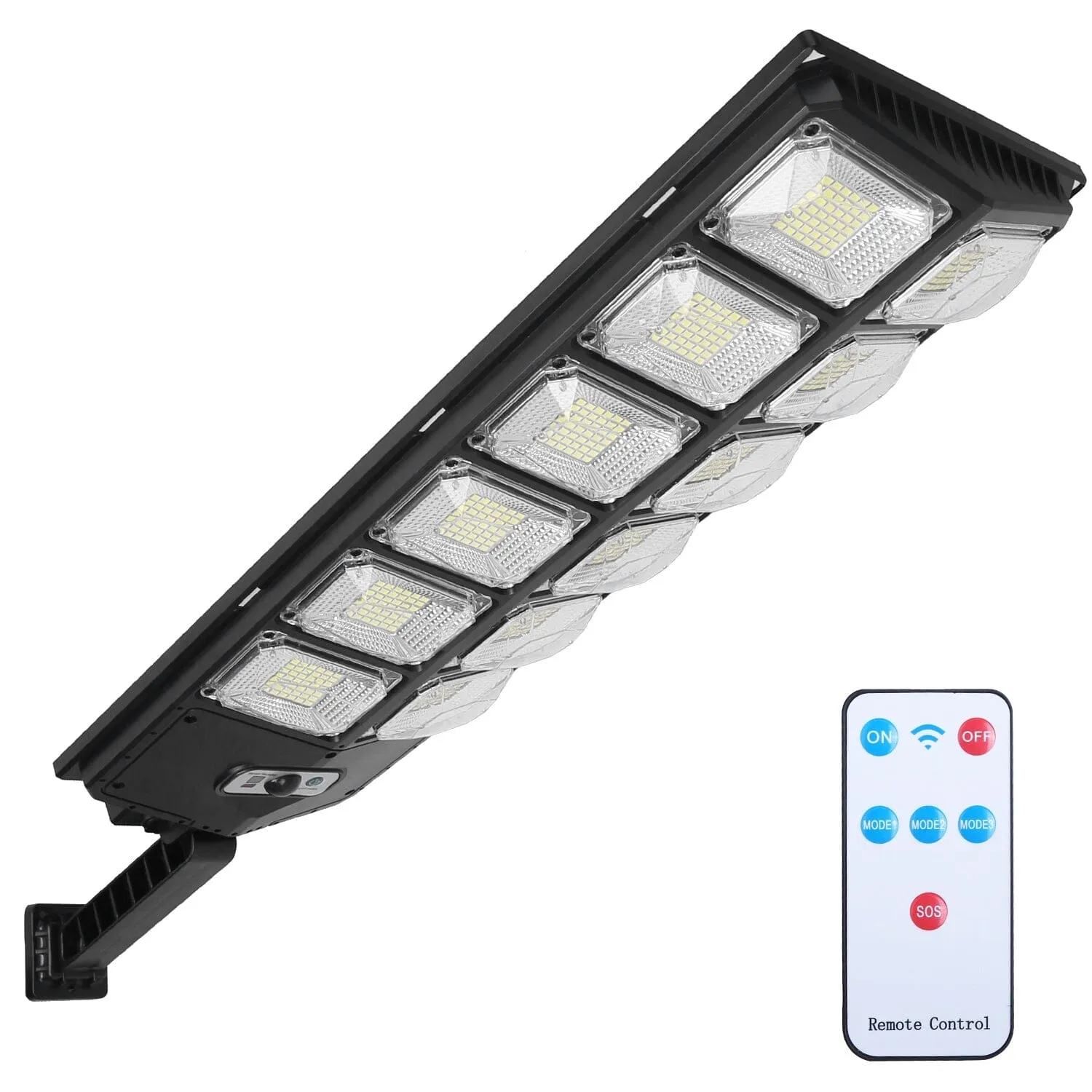 Solar Powered Wall Light Beads PIR Motion Sensor