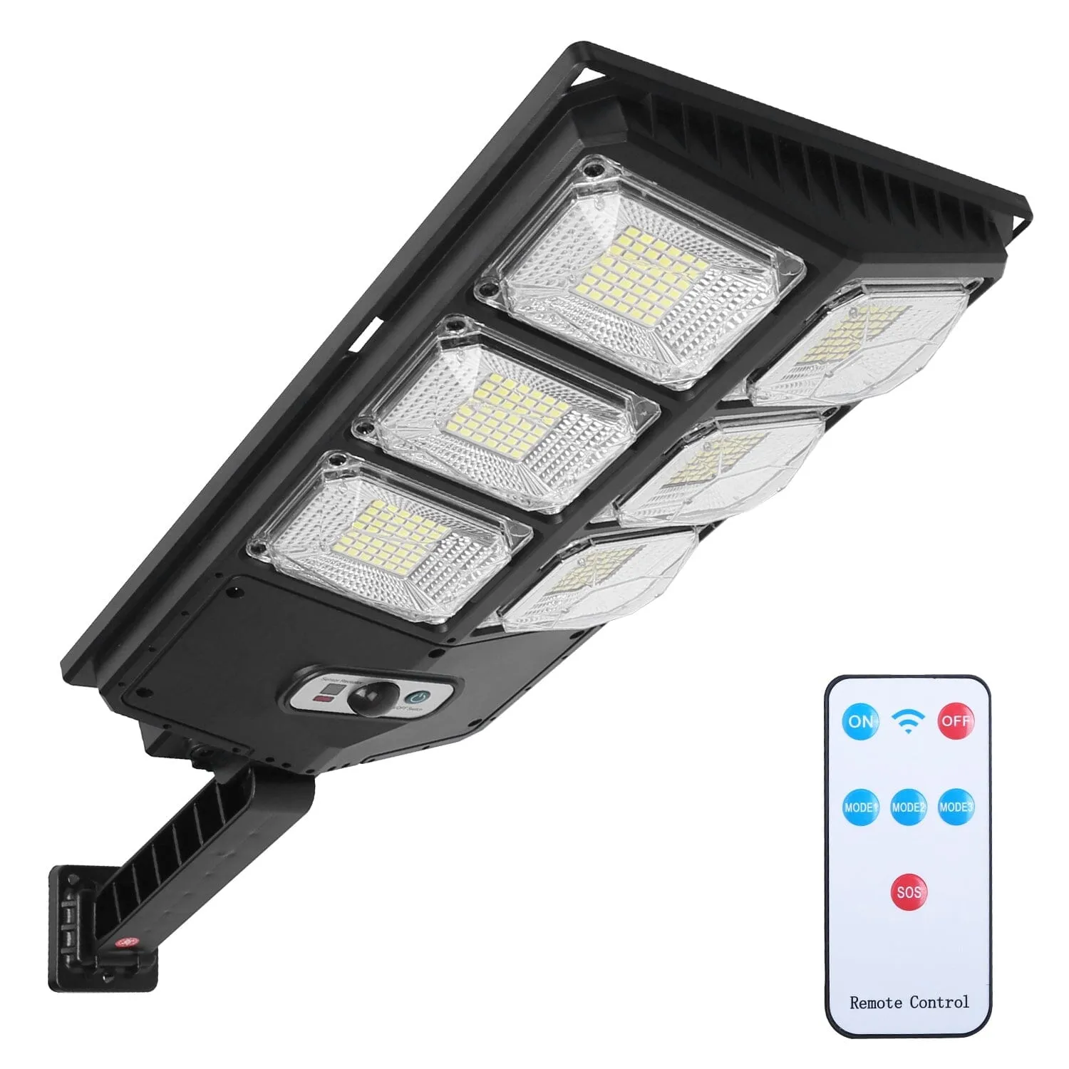 Solar Powered Wall Light Beads PIR Motion Sensor