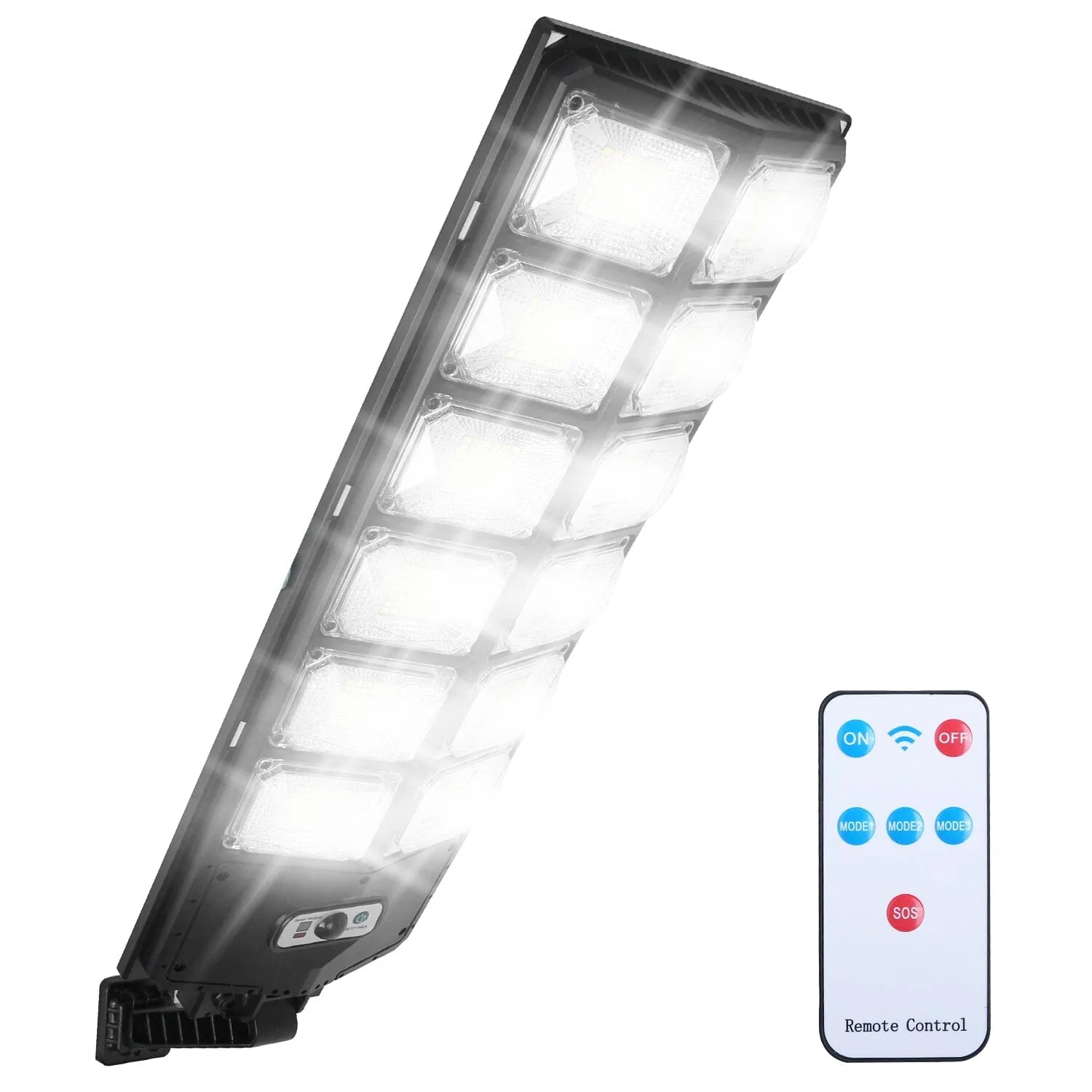 Solar Powered Wall Light Beads PIR Motion Sensor