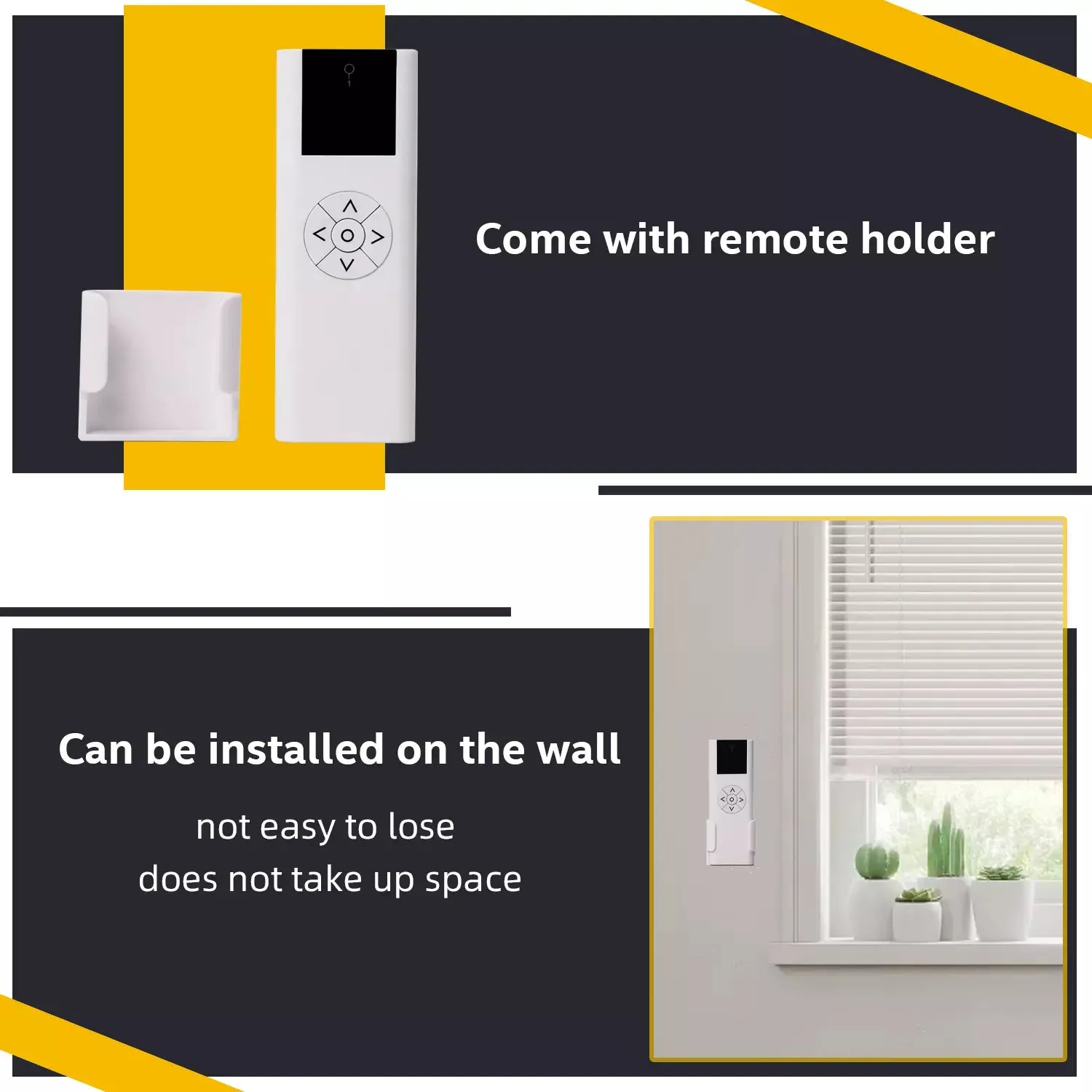 Sortfle AC114-01 Remote Control Compatible EL03-10HH01, 1 Channel Wireless Blinds Controller for Motorized Roller Shades and Blinds