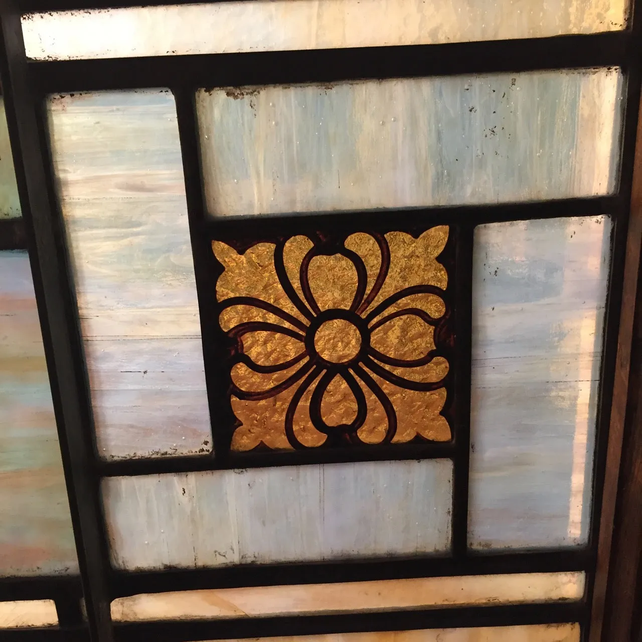 Stained Glass, Leaded Glass Mural, Jesus, Large, Two Unique Murals