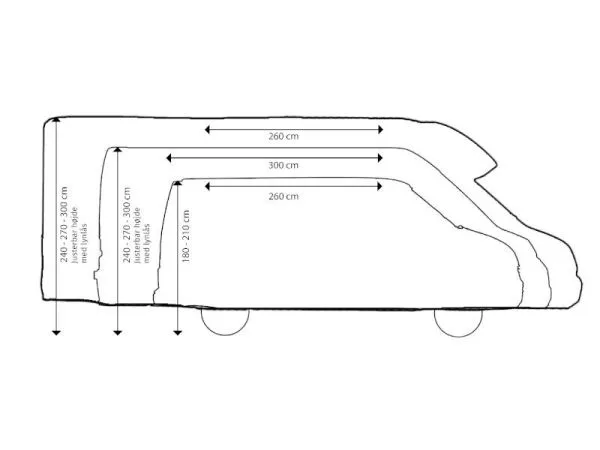 Telta Core AIR 260 Driveaway Awning