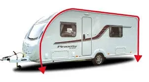 Telta Lounge Full AIR Caravan Awning Size 14