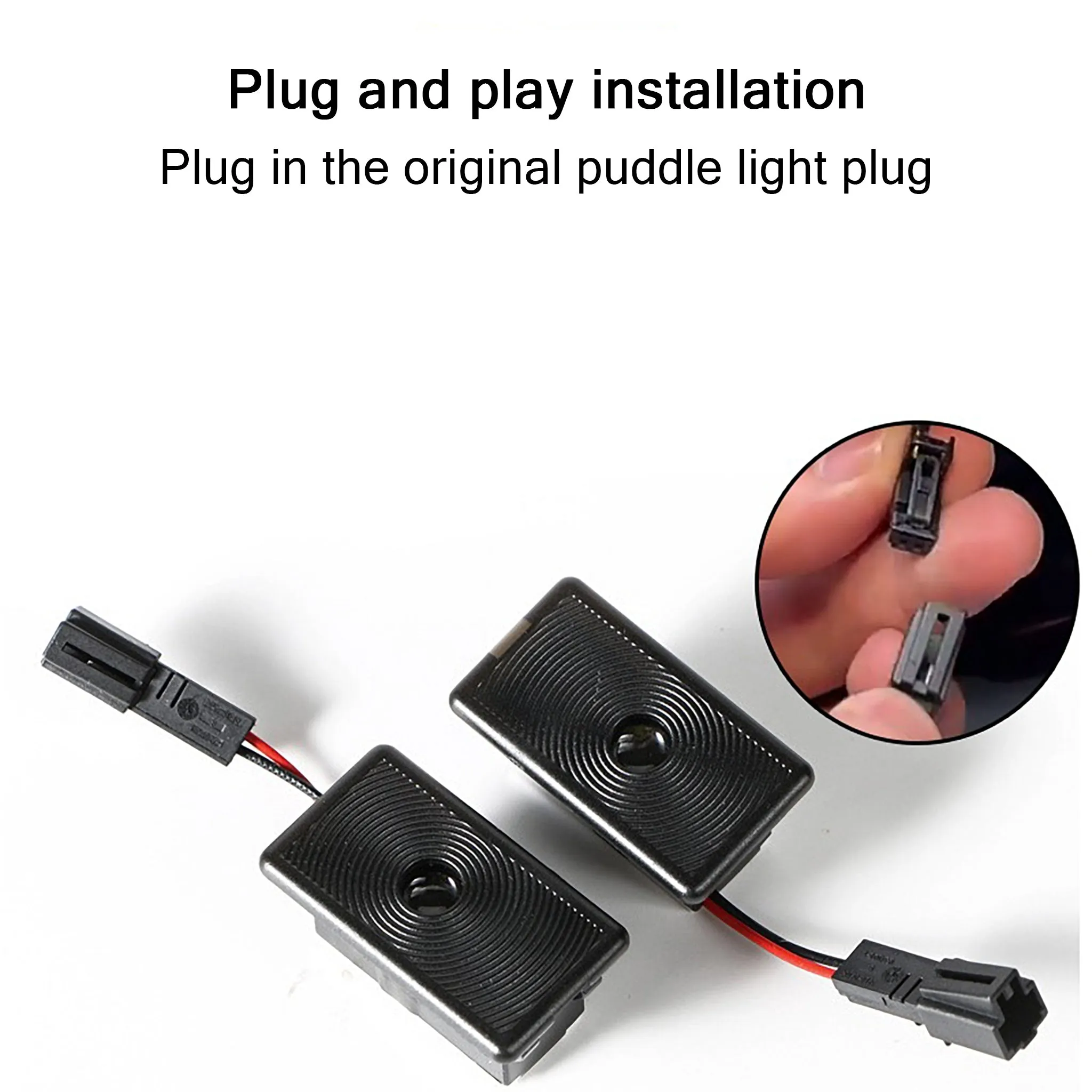 Tesla Projector Puddle Lights for Model 3 & Model 3 Highland / Model Y, Model S/X