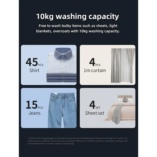 Thor 10KG 1400 RPM Washing Machine - White | T351410MLWA