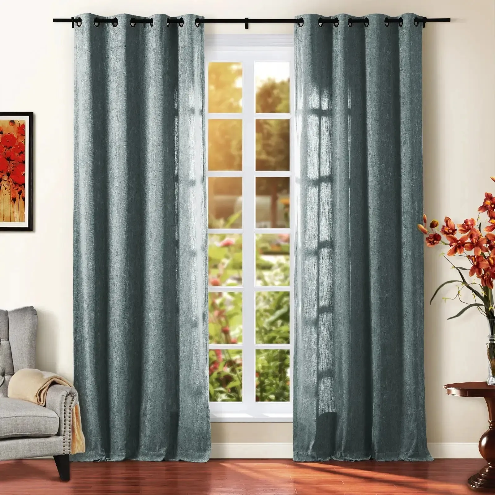 Tino Heavyweight Chenille Drapery Grommet