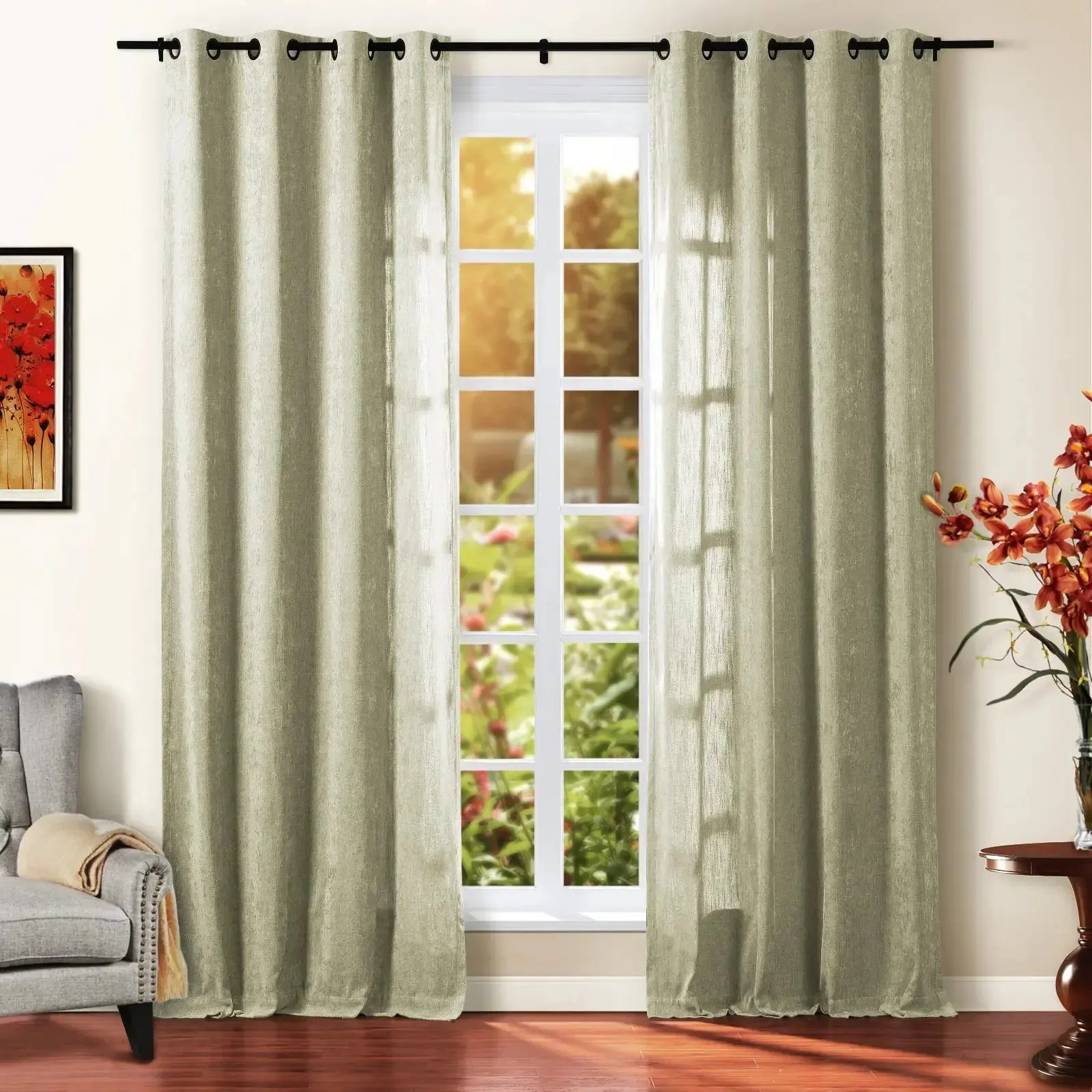 Tino Heavyweight Chenille Drapery Grommet