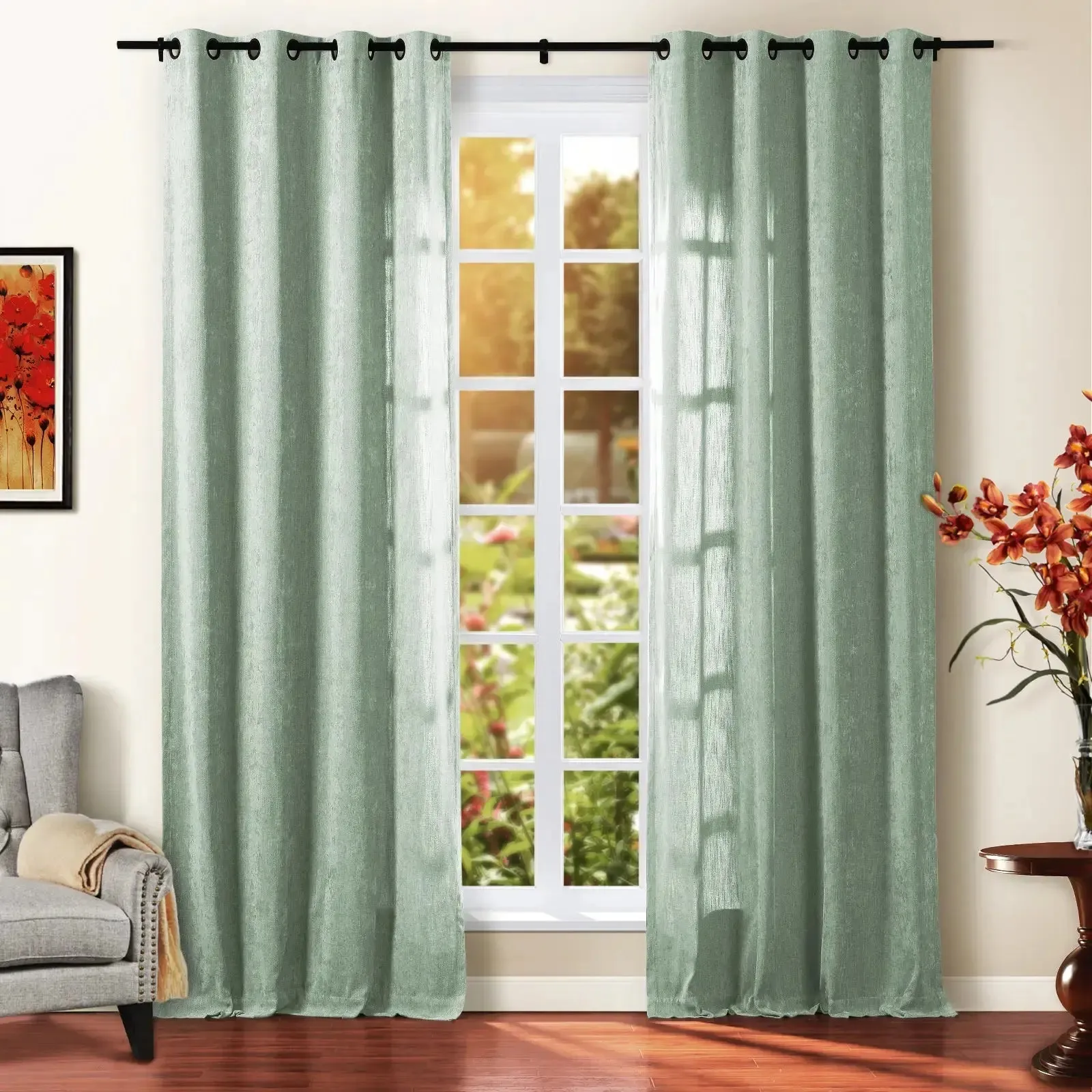 Tino Heavyweight Chenille Drapery Grommet