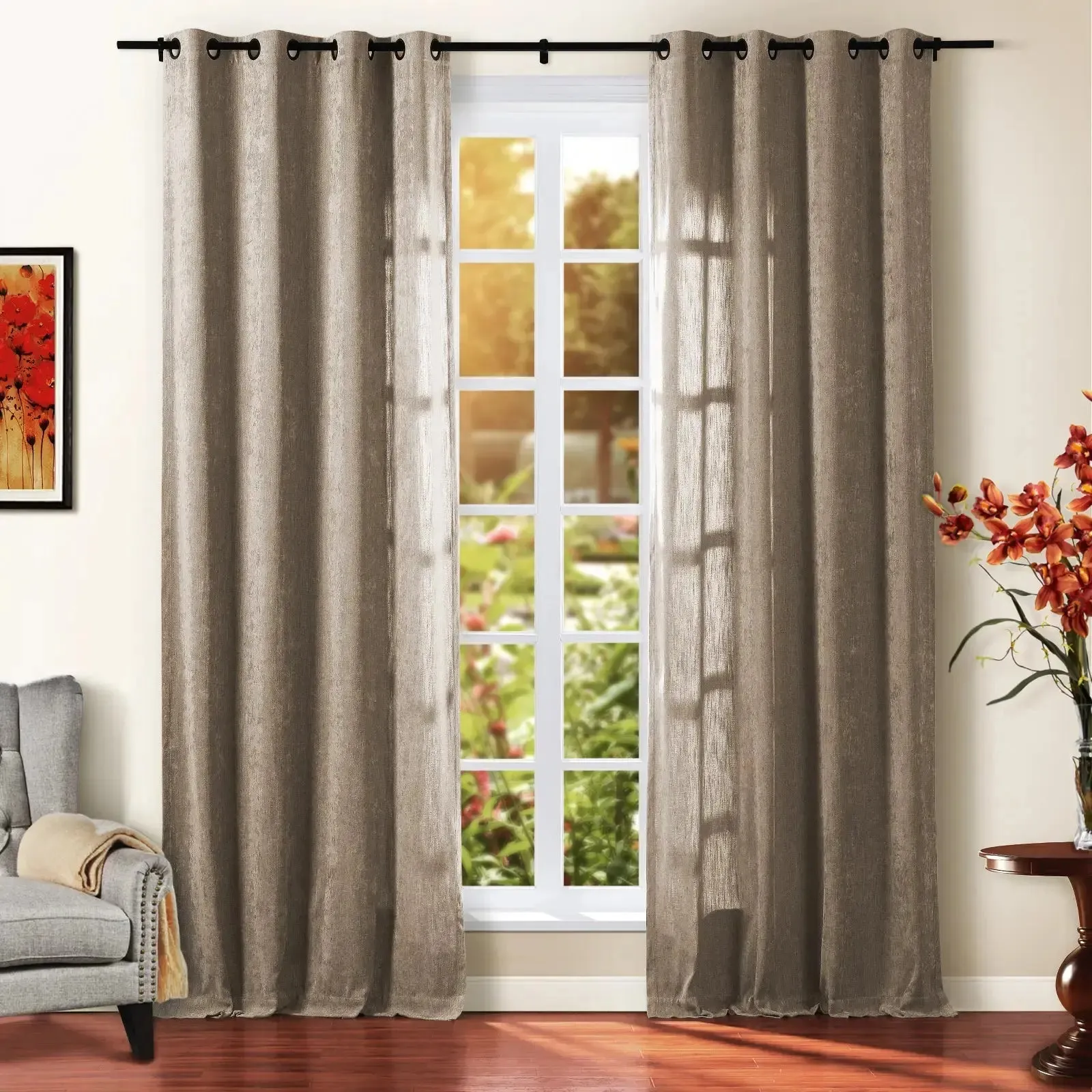 Tino Heavyweight Chenille Drapery Grommet