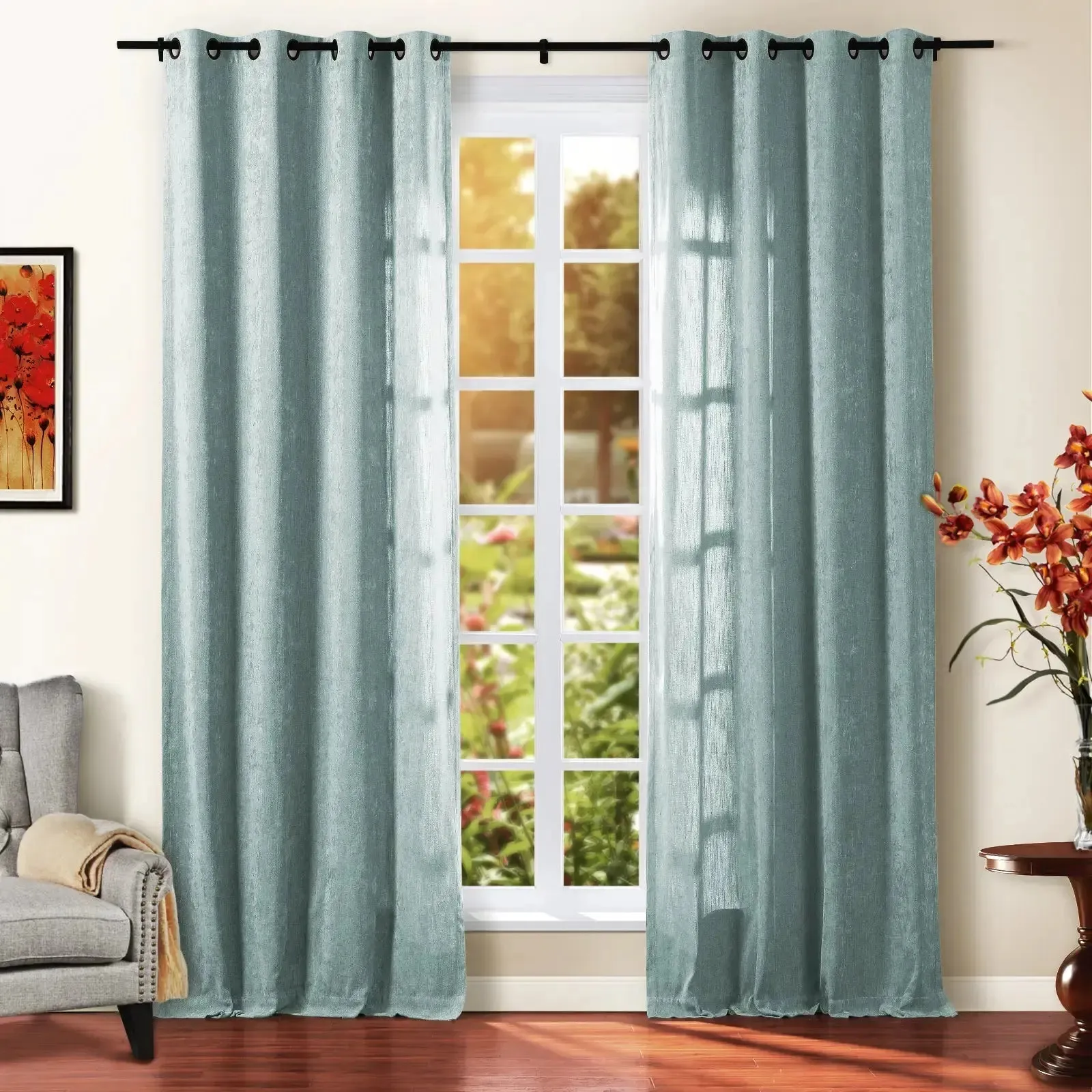 Tino Heavyweight Chenille Drapery Grommet