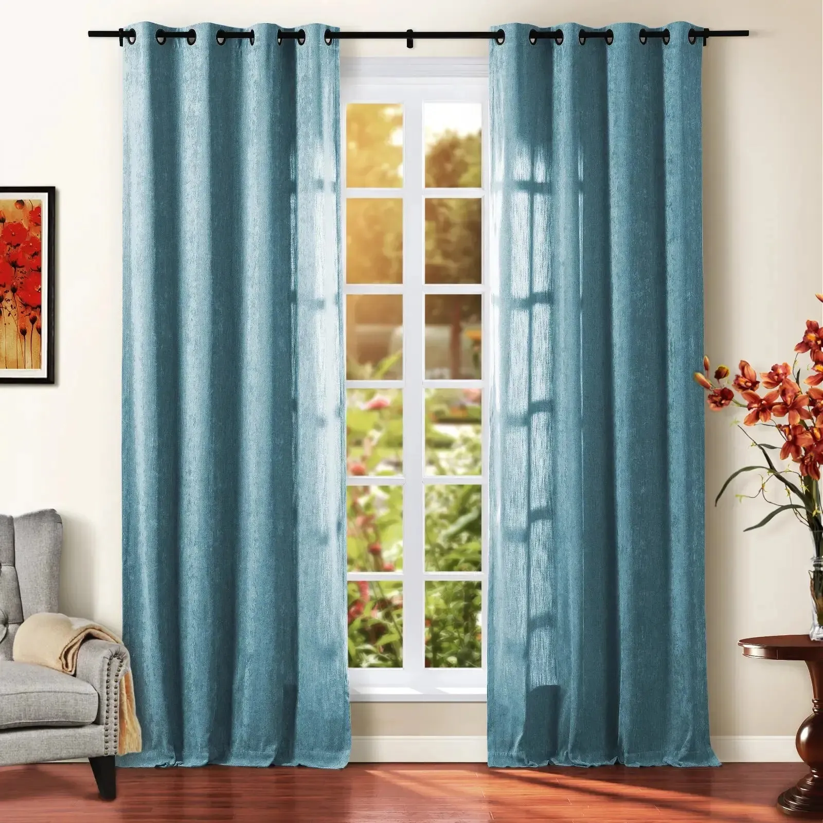 Tino Heavyweight Chenille Drapery Grommet