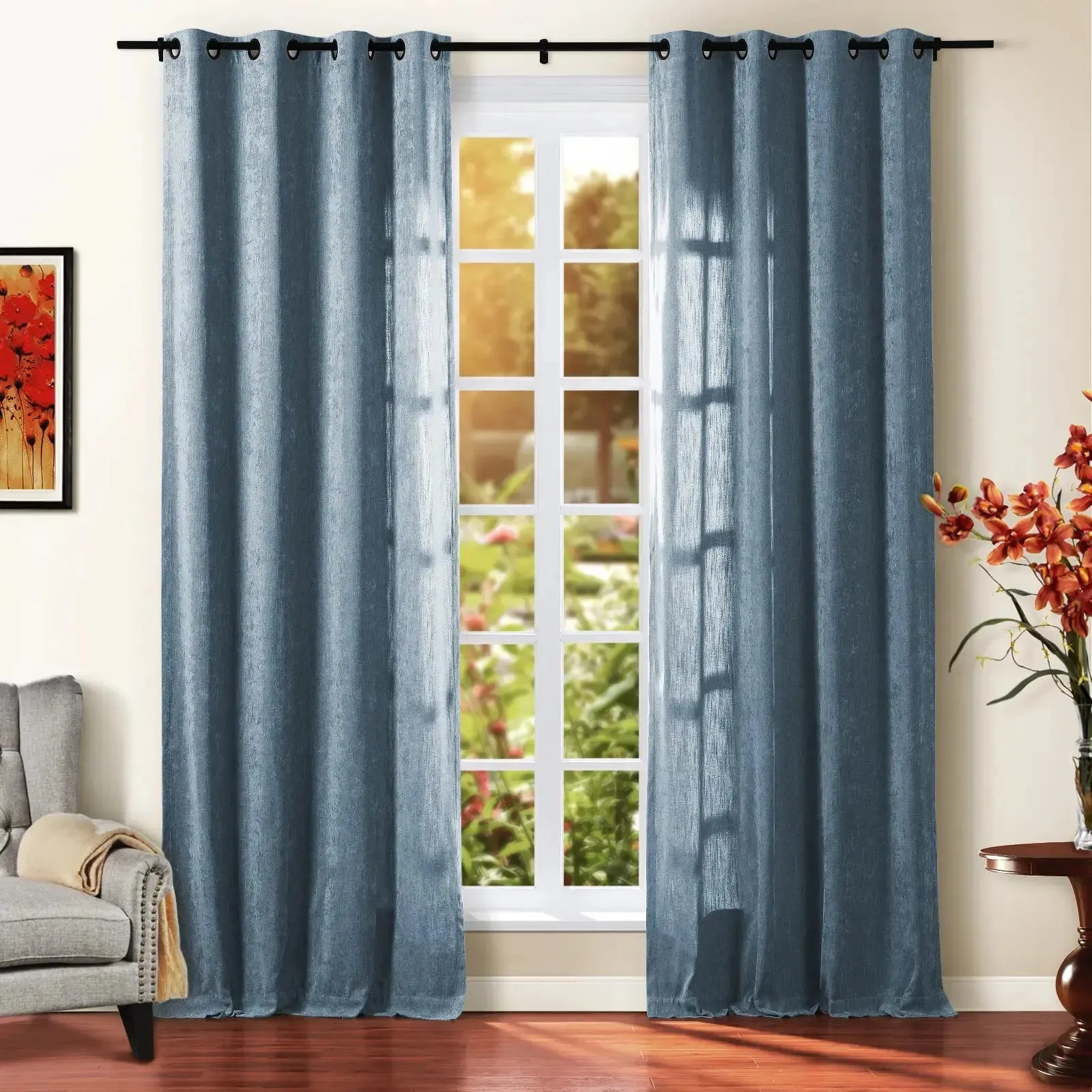 Tino Heavyweight Chenille Drapery Grommet