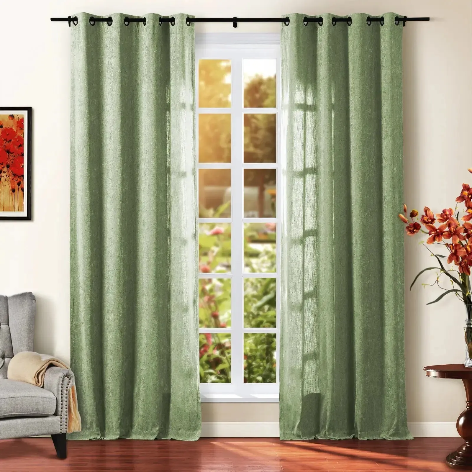 Tino Heavyweight Chenille Drapery Grommet