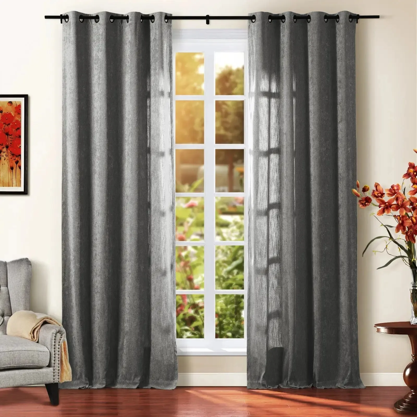 Tino Heavyweight Chenille Drapery Grommet