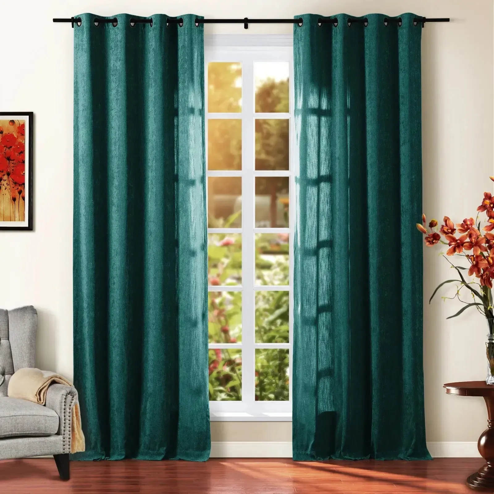 Tino Heavyweight Chenille Drapery Grommet