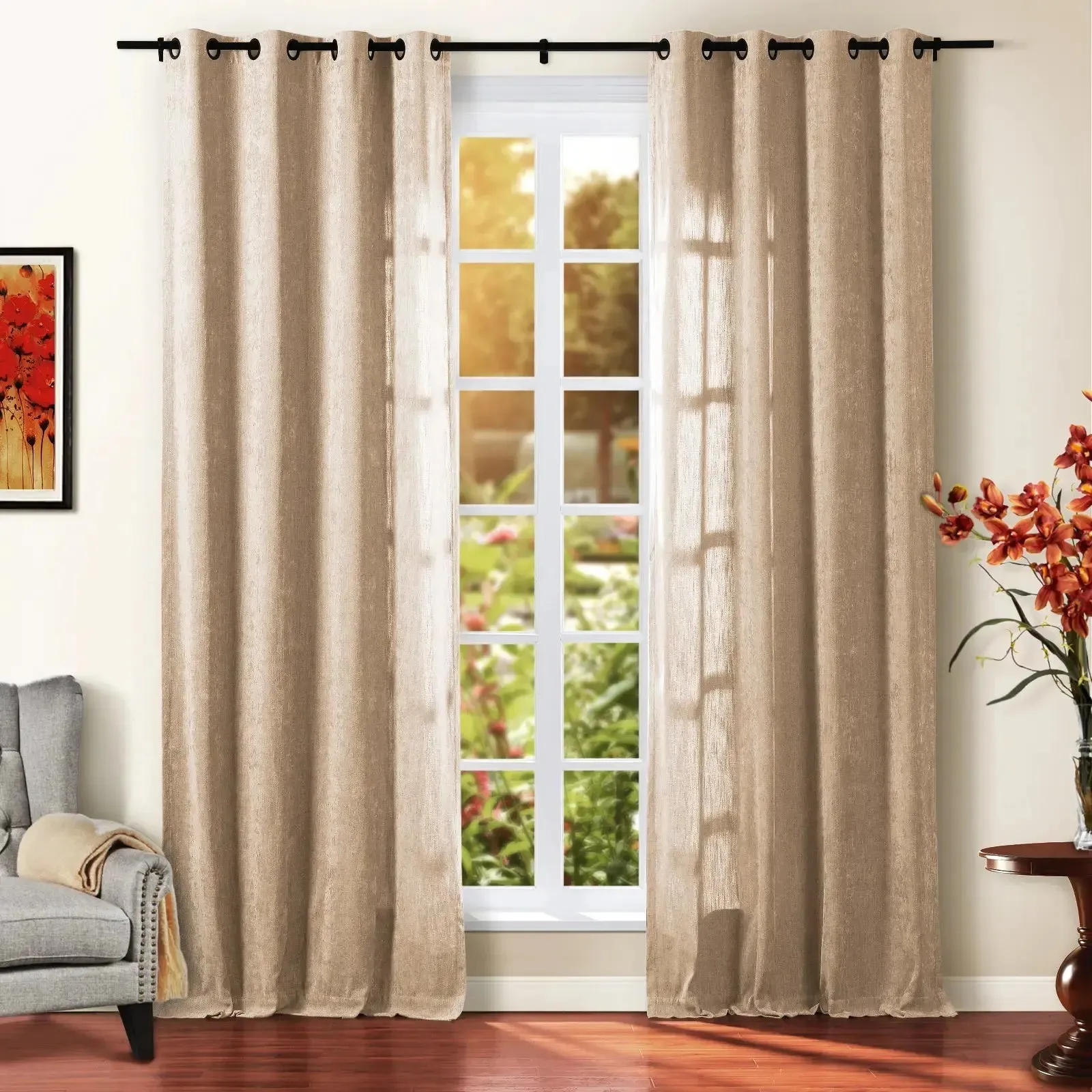 Tino Heavyweight Chenille Drapery Grommet