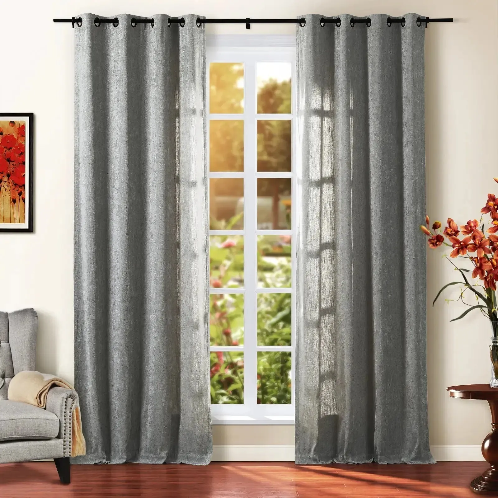 Tino Heavyweight Chenille Drapery Grommet