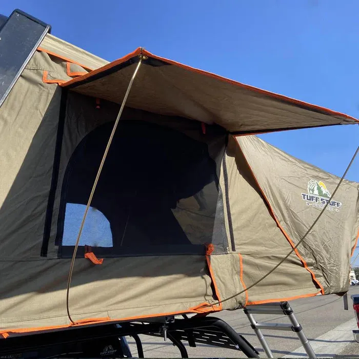 Optimized Title: Tuff Stuff Overland Alpha Black Hardshell Rooftop Tent for 2-3 People - Durable, Weatherproof Adventure Tent