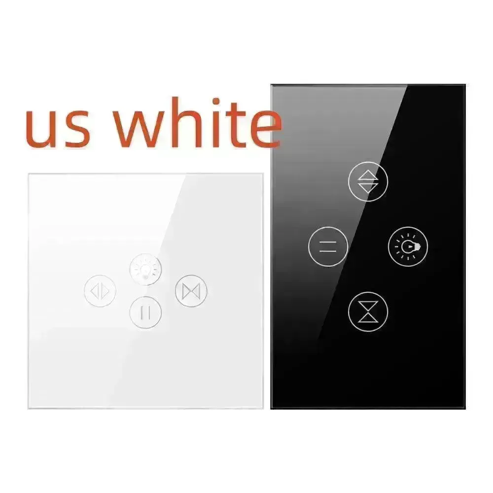 Tuya Smart WiFi Roller Shutter Curtain Light Wall Switch Voice Control Work With Alexa