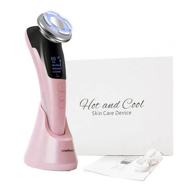 Ultrasonic Hot & Cool Anti-Wrinkle Face Massager