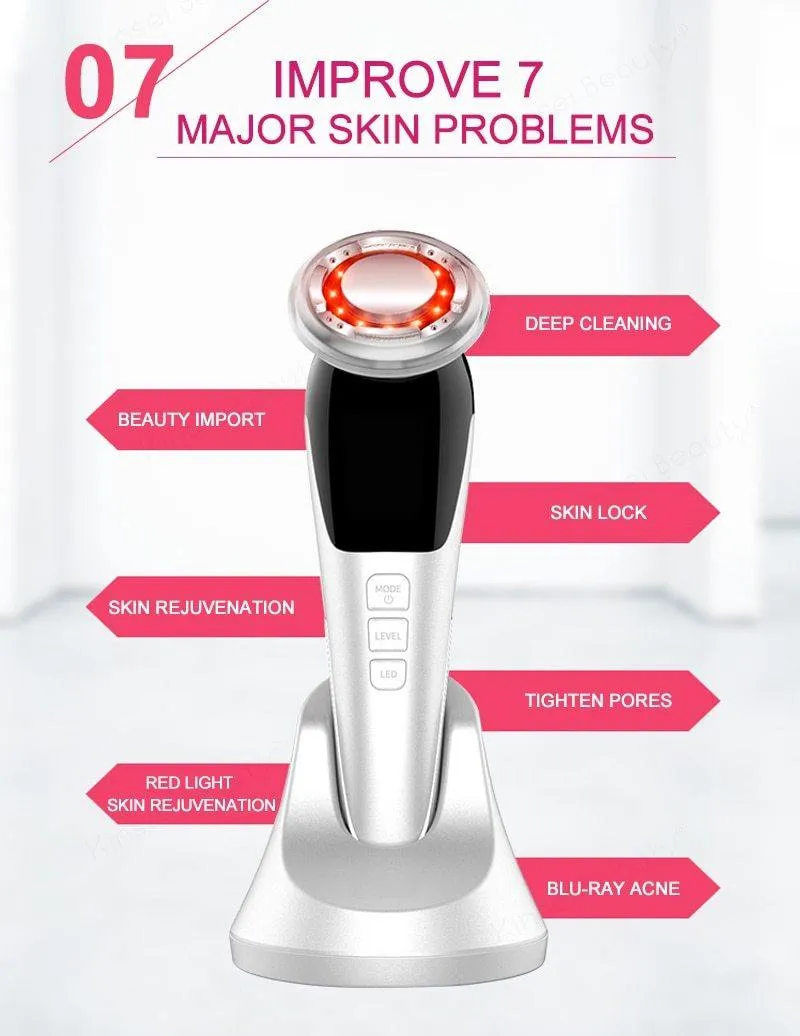 Ultrasonic Hot & Cool Anti-Wrinkle Face Massager