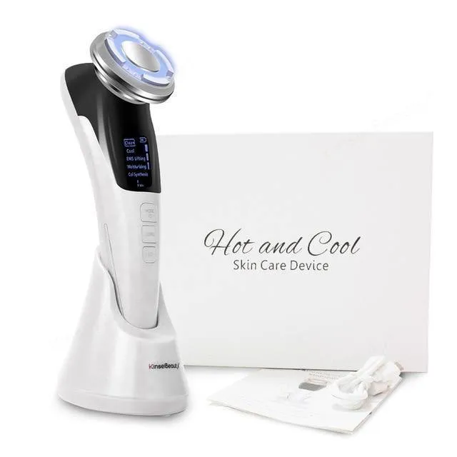 Ultrasonic Hot & Cool Anti-Wrinkle Face Massager