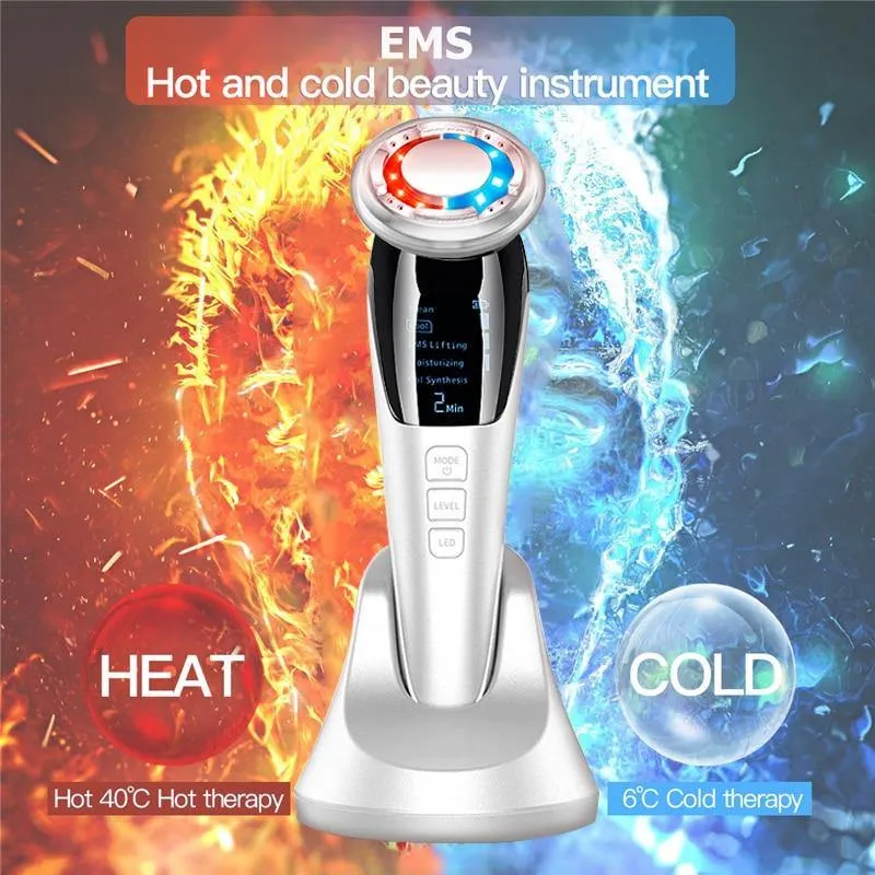 Ultrasonic Hot & Cool Anti-Wrinkle Face Massager
