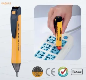 VA6815, Voltage Detection Pen 1000V Range100-240VAC Sensitivity, 50/60Hz, 5mm detection range