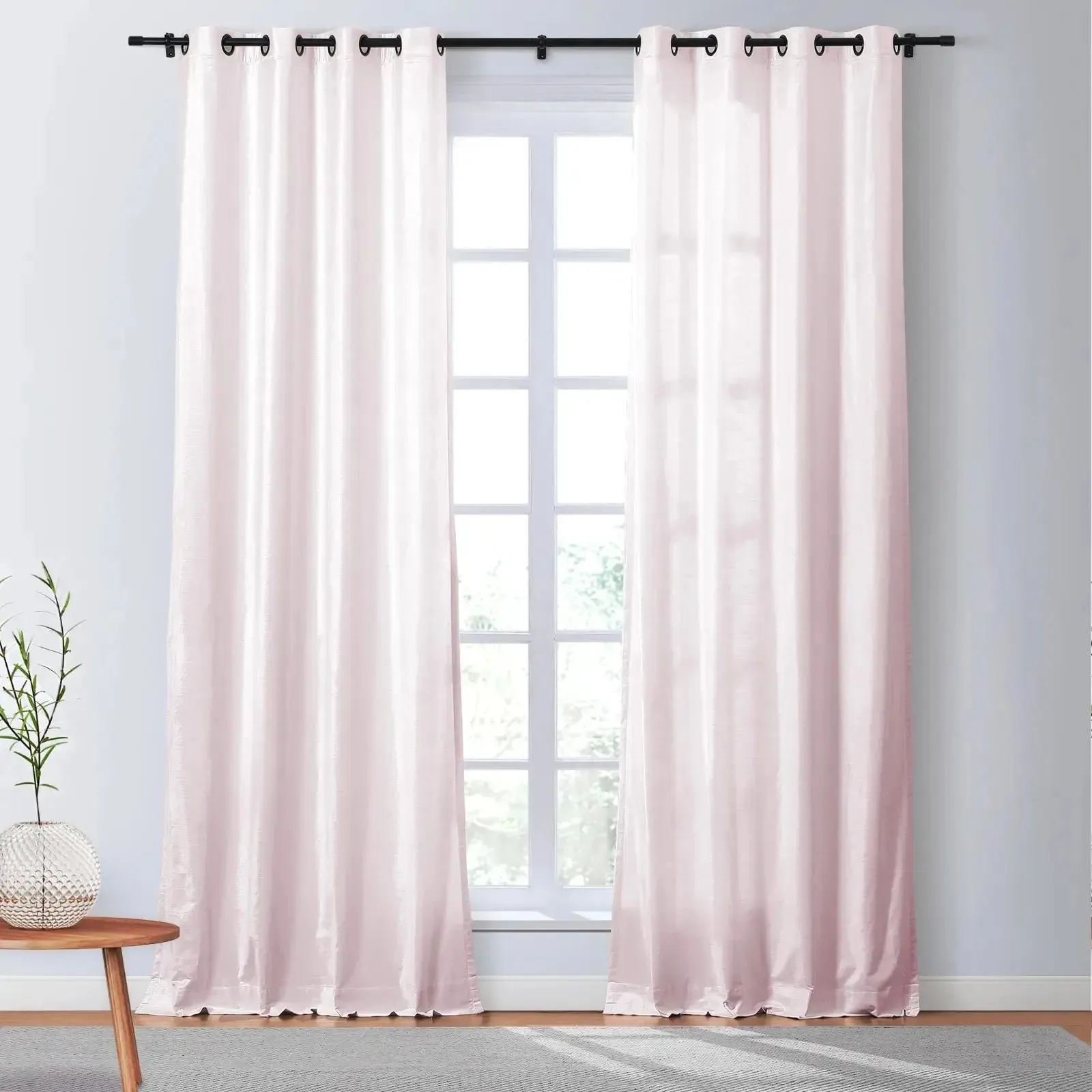 Veda Luster Cotton Velvet Drapery Grommet